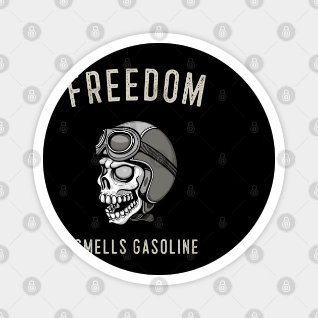 Freedom Smells Gasoline Magnet by Stylecombinator